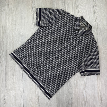 Dior Men’s Oblique Short Sleeve Shirt - 41 (M/L)