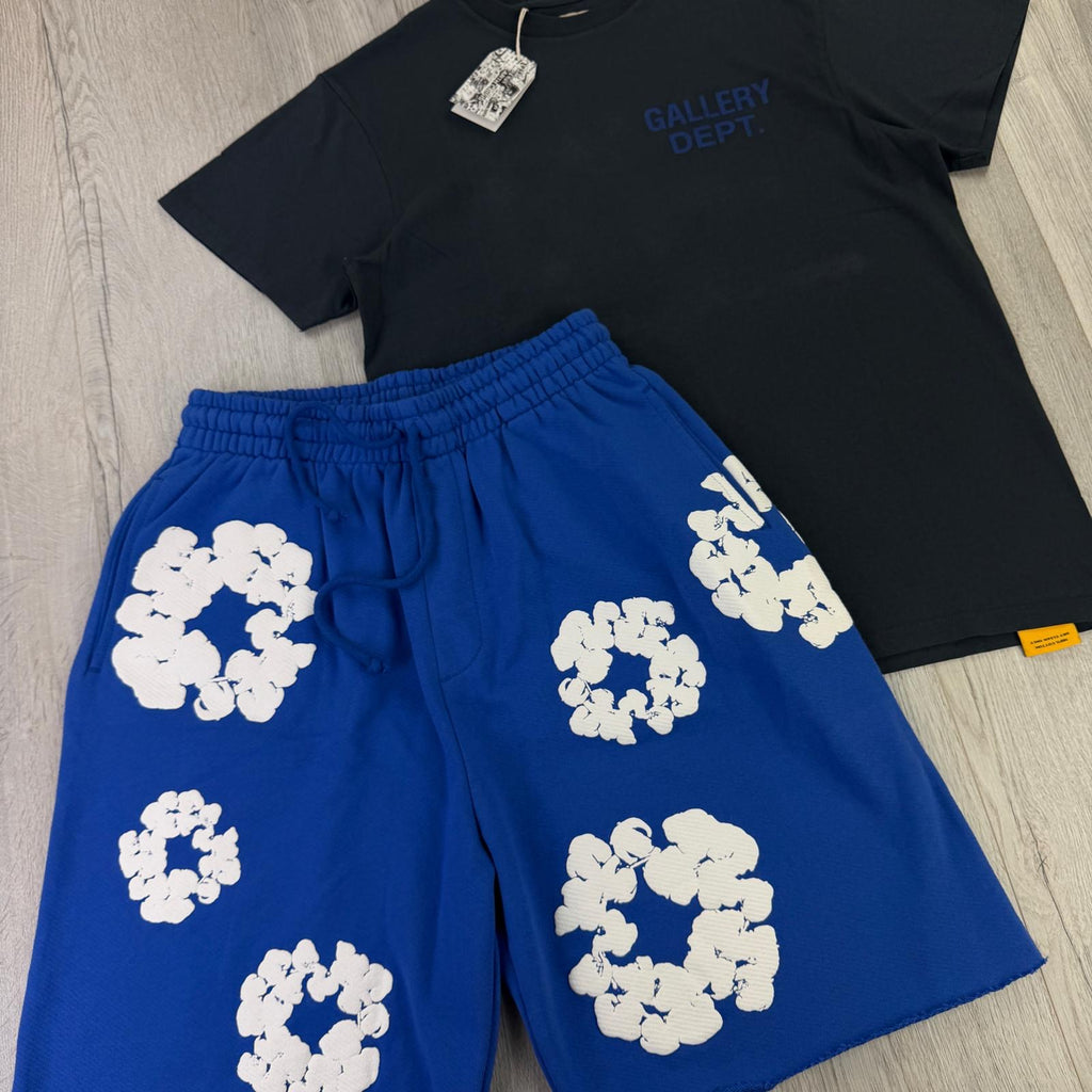 Gallery Dept Men’s T-shirt & Denim Tears Shorts Set