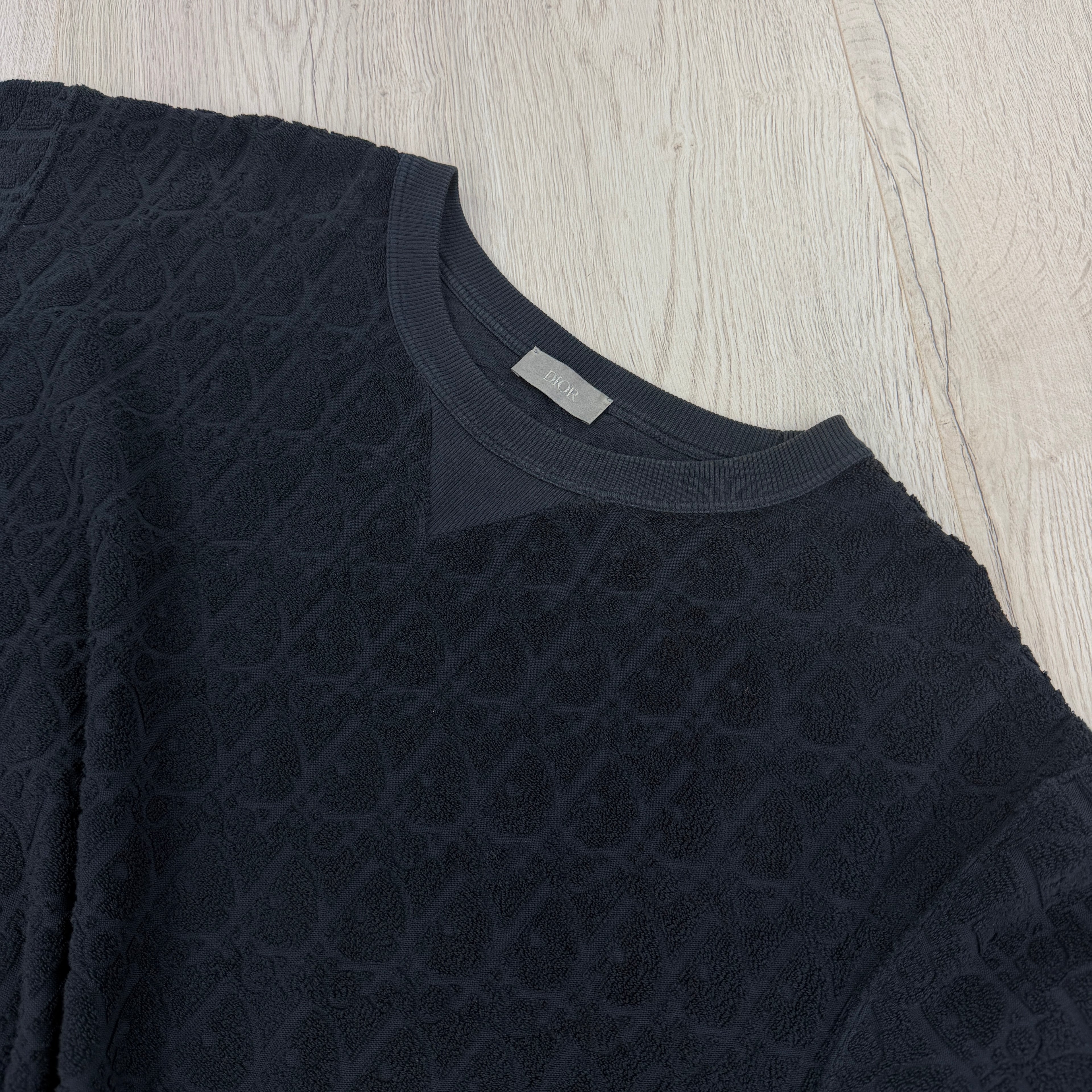 Christian Dior Men’s Navy Towel T-shirt - XL Oversized