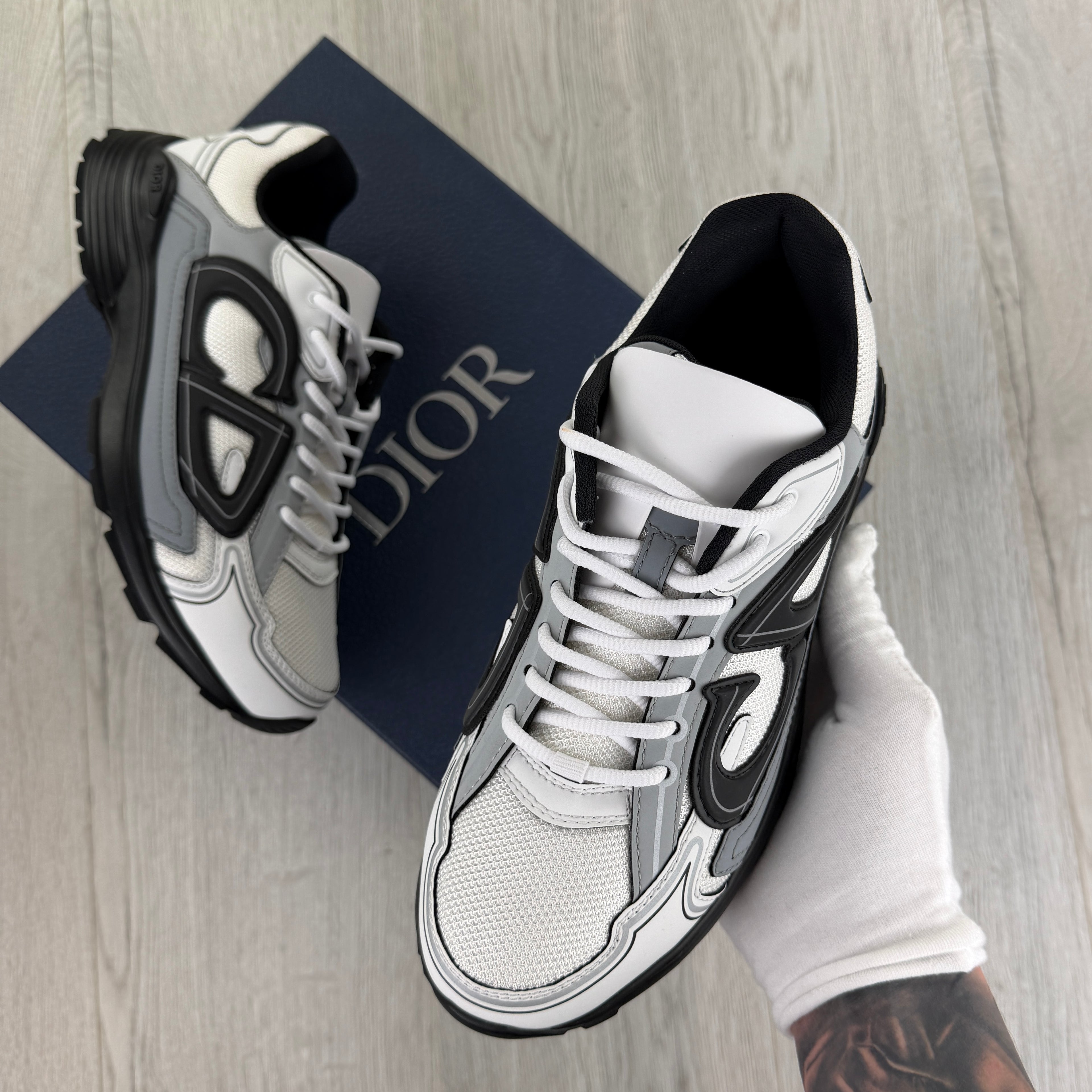 Dior B30 Men’s Grey/White Trainers