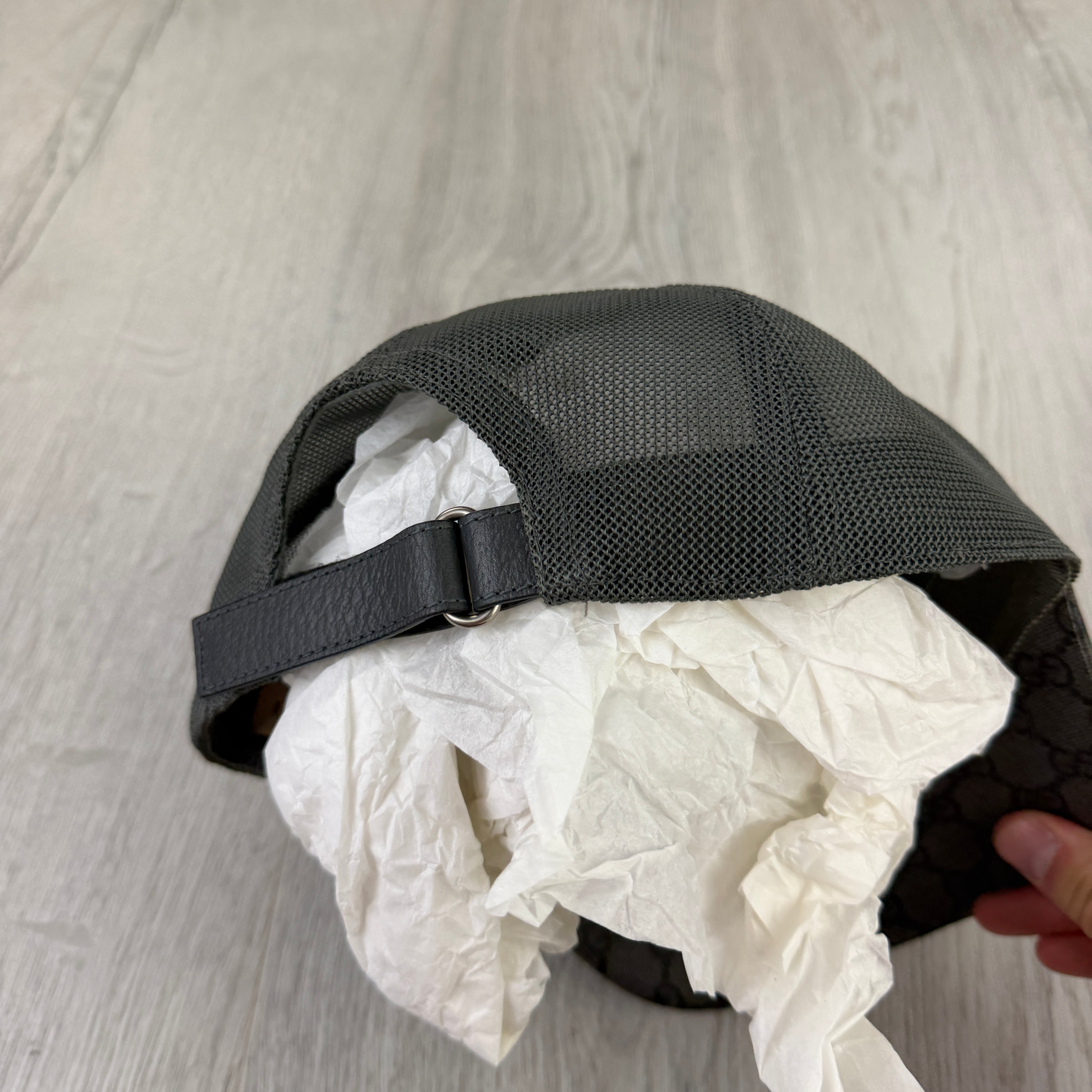 Gucci Men’s GG Interlocking Dark Grey Baseball Cap