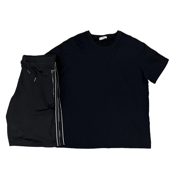 Givenchy Men’s Black T-shirt & Shorts Set - L/XL