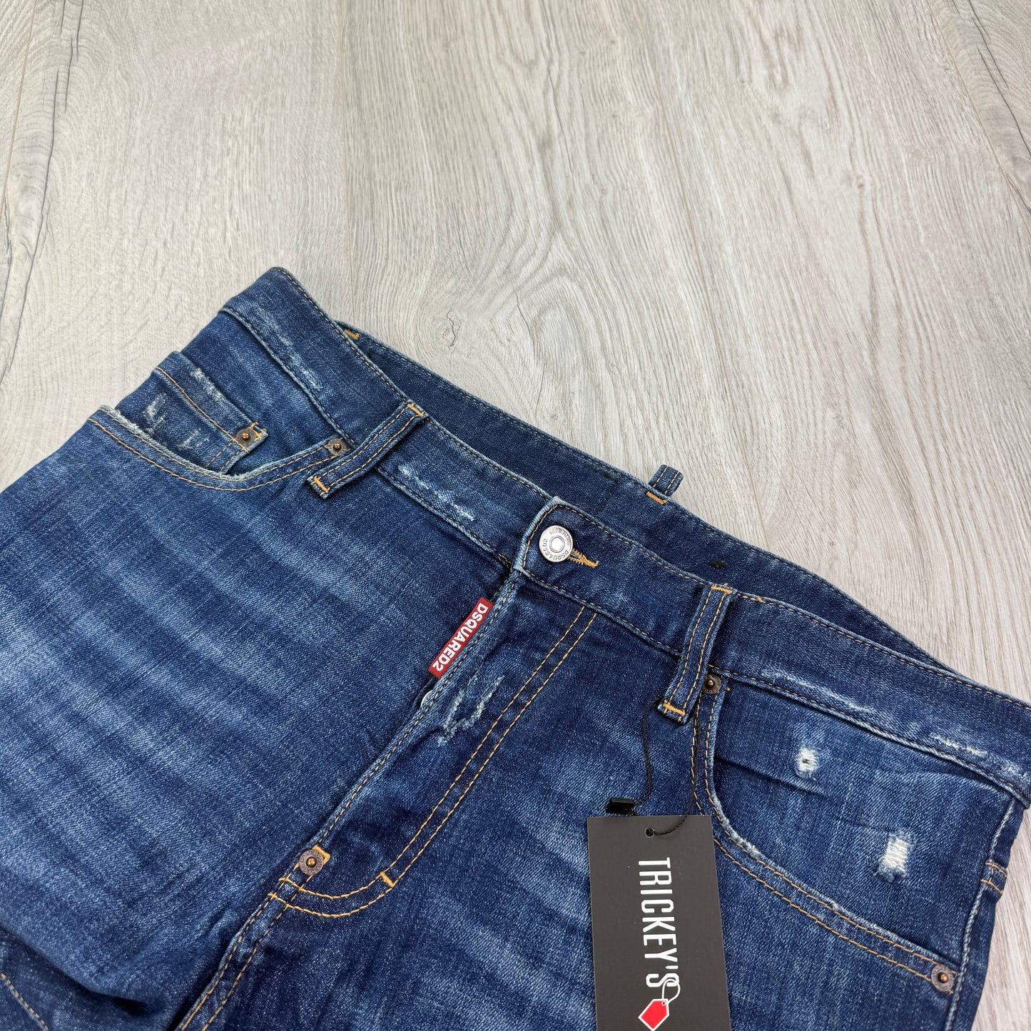 Dsquared2 Men’s Distressed Cigarette Jeans - 48 (Uk 32)