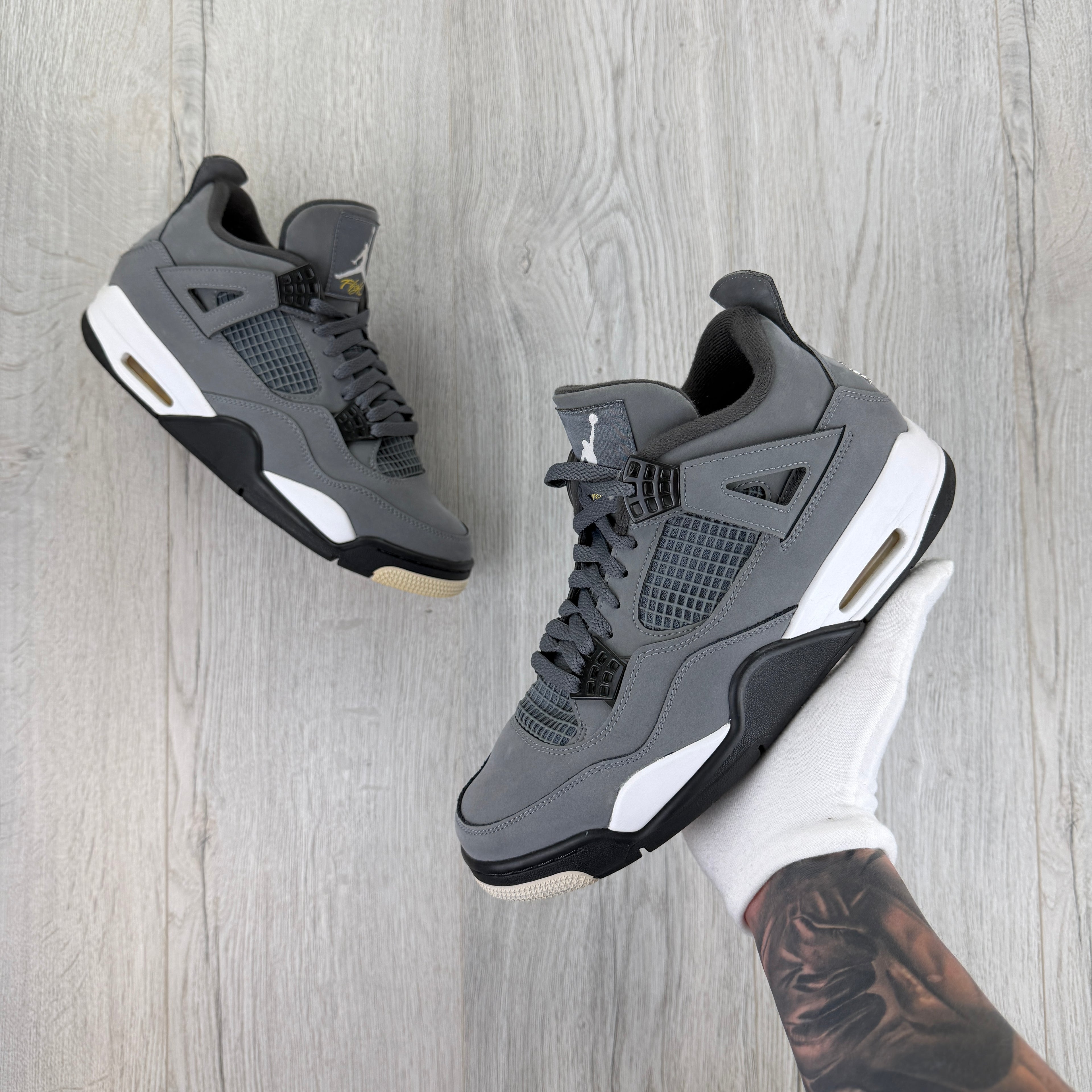 Jordan 4 Retro Men’s Cool Grey Trainers - Uk 8.5