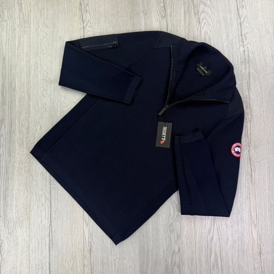 Canada Goose Men’s Navy 1/4 Zip Fleece - Medium