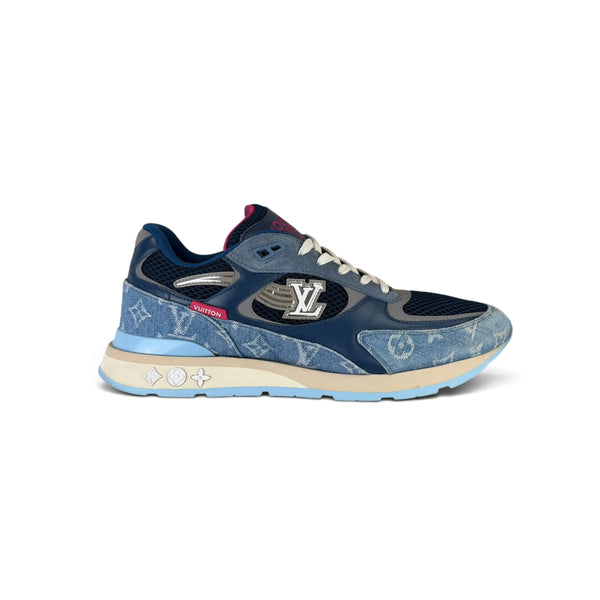 Louis Vuitton Men’s Blue Run Away Trainers - Uk 10 (Fit Uk 10.5)