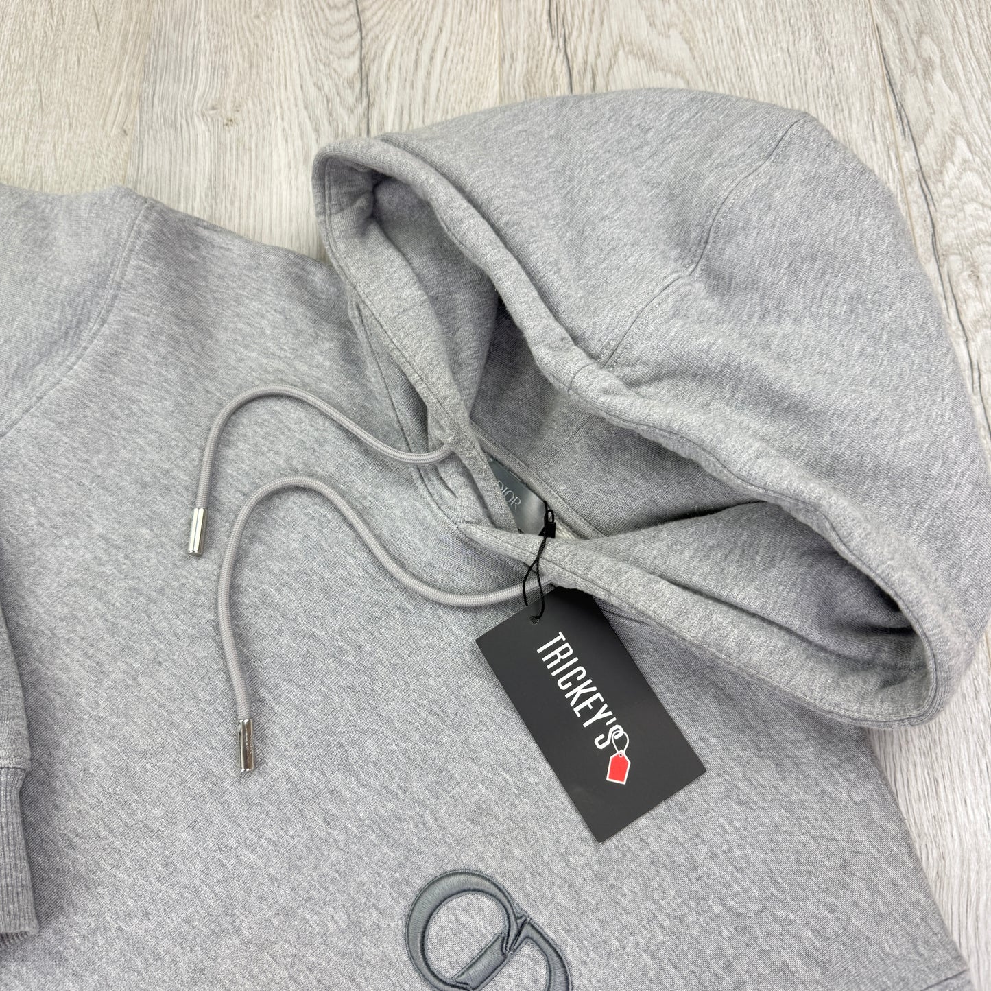 Christian Dior Men’s Grey Pullover Hoodie - Medium Slim