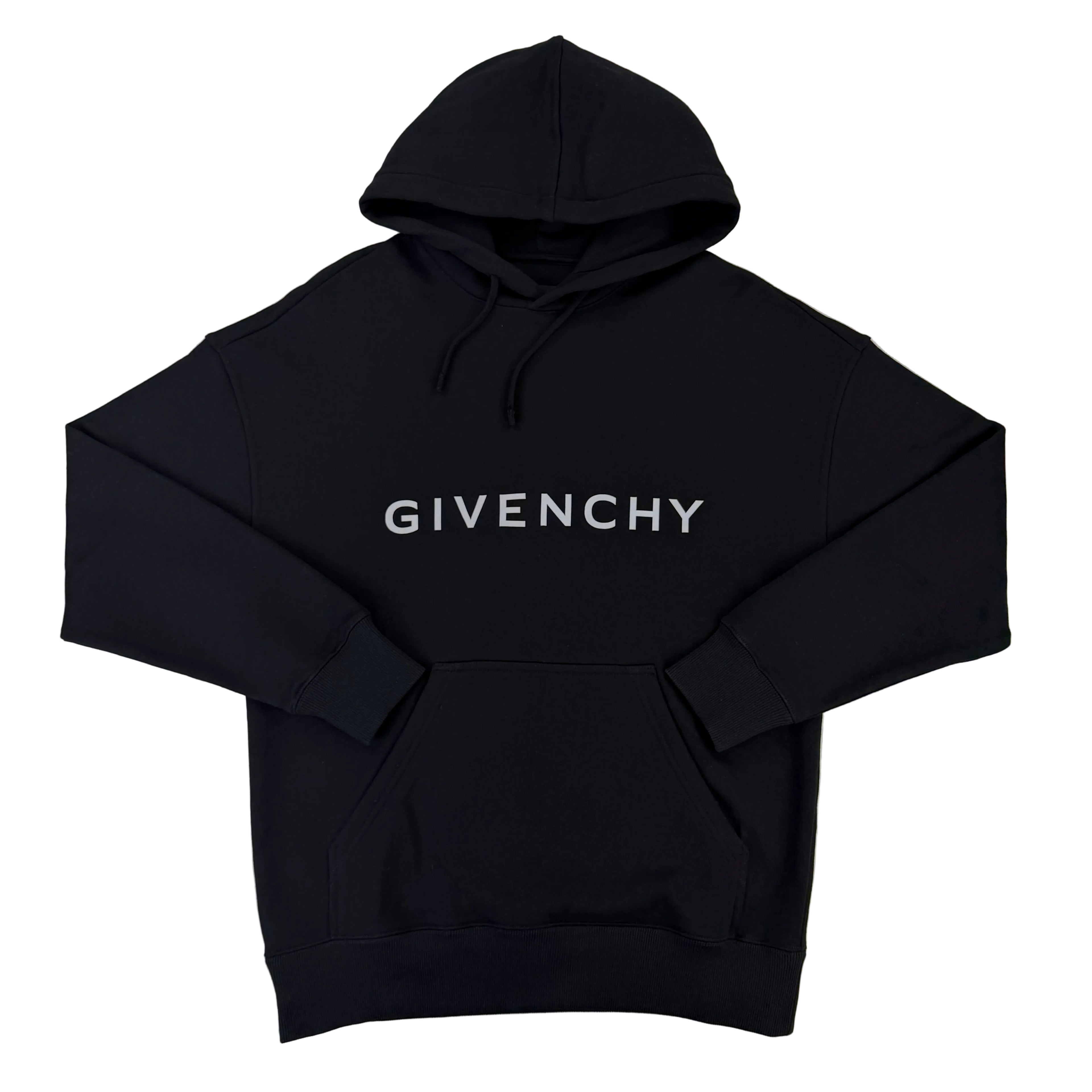 Givenchy Men’s Black Pullover Hoodie - Small (Fit Medium)