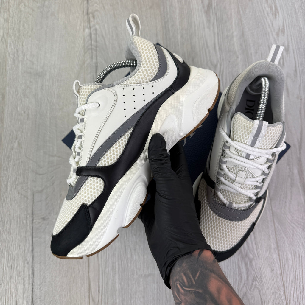 Dior B22 Men’s Black & White Trainers - 44 (Uk 9/9.5)