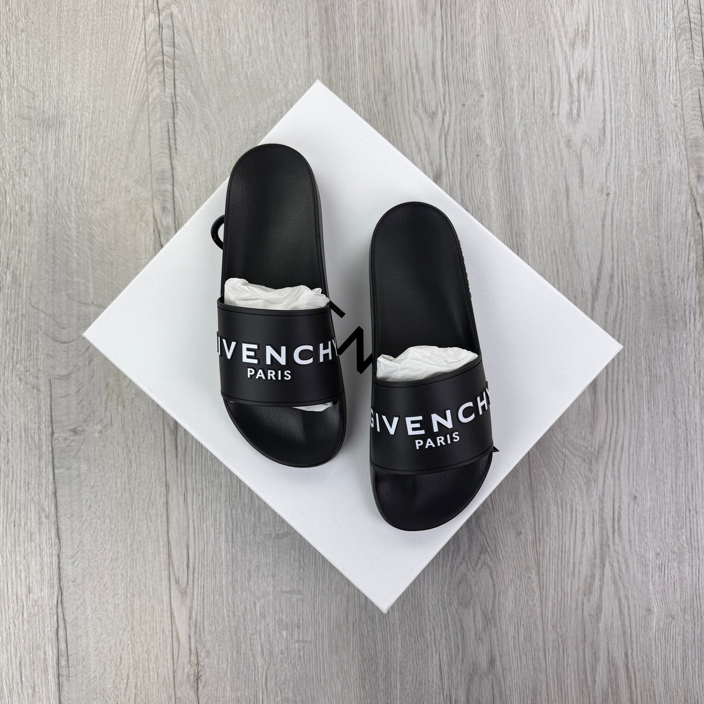 Givenchy Men’s Black Sliders