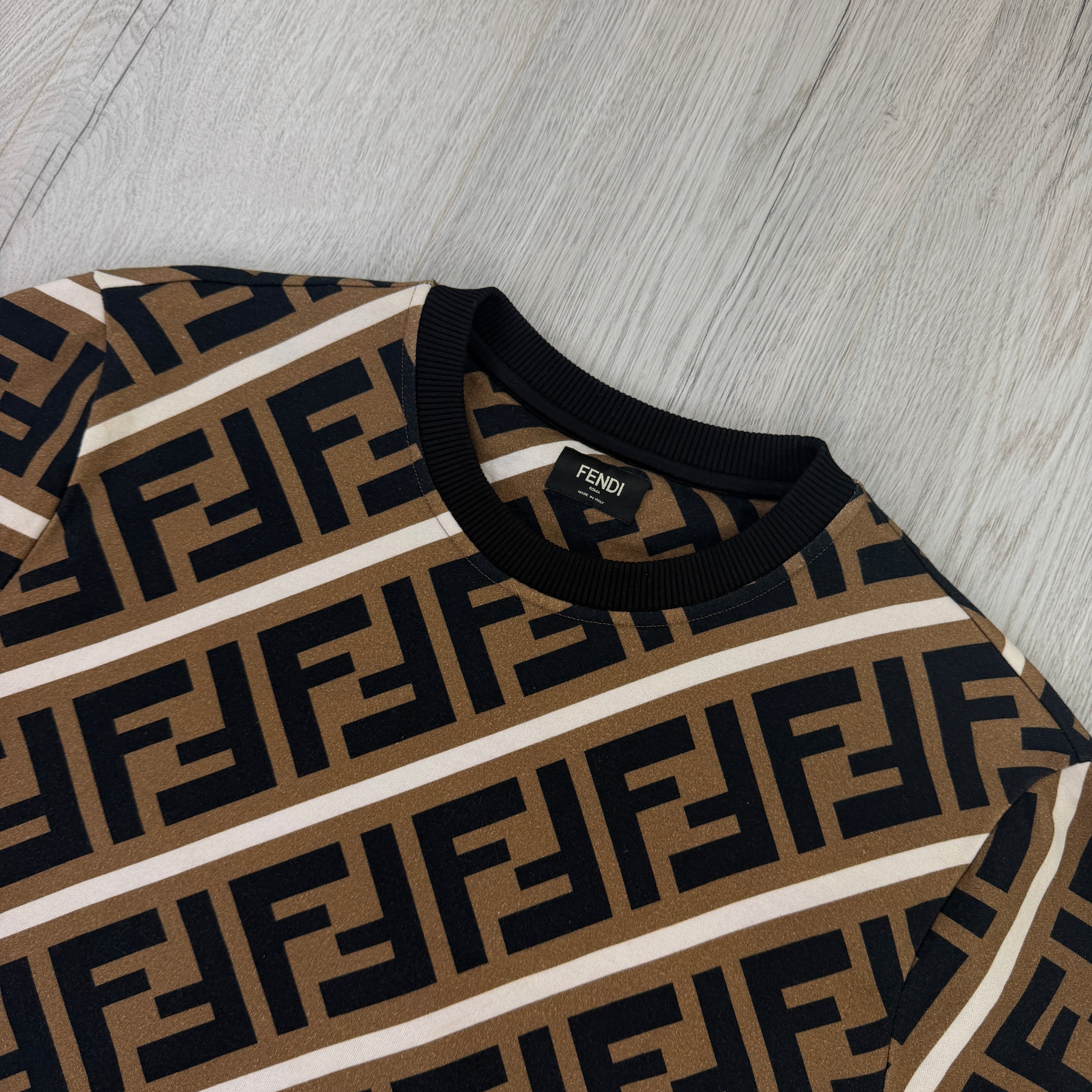 Fendi Men’s Crewneck Jumper - Large Slim