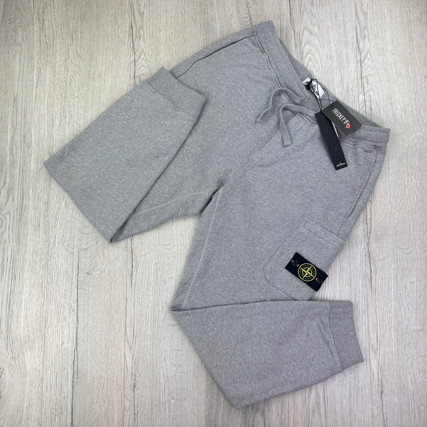 Stone Island Men’s Grey Jogging Bottoms - XL
