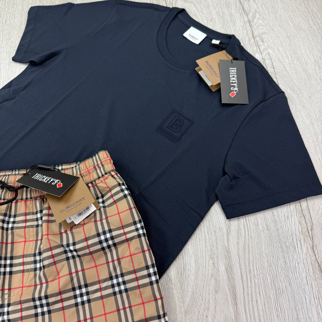 Burberry Men’s T-shirt & Swim Shorts Set - Small