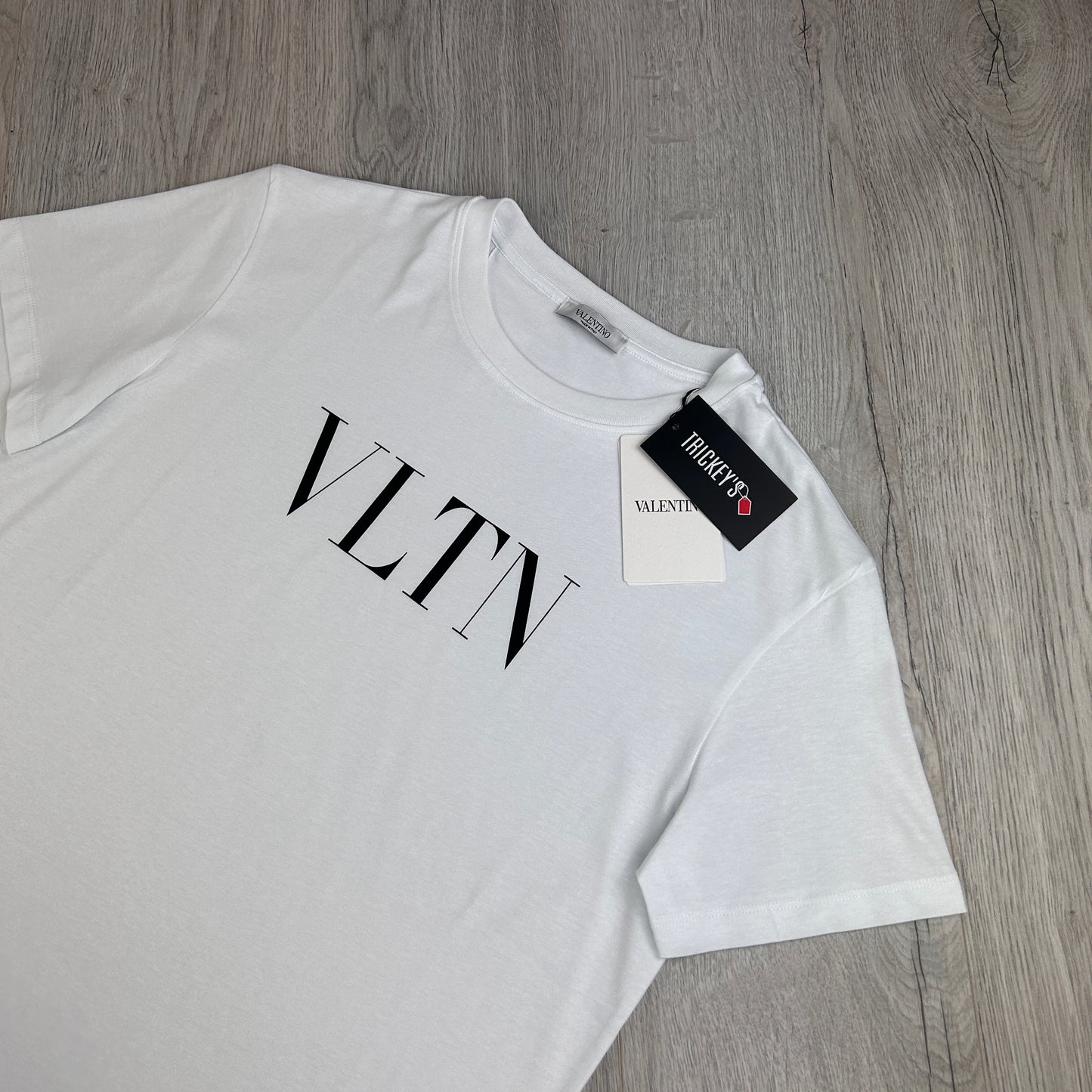 Valentino ‘VLTN’ Men’s White Slim T-shirt