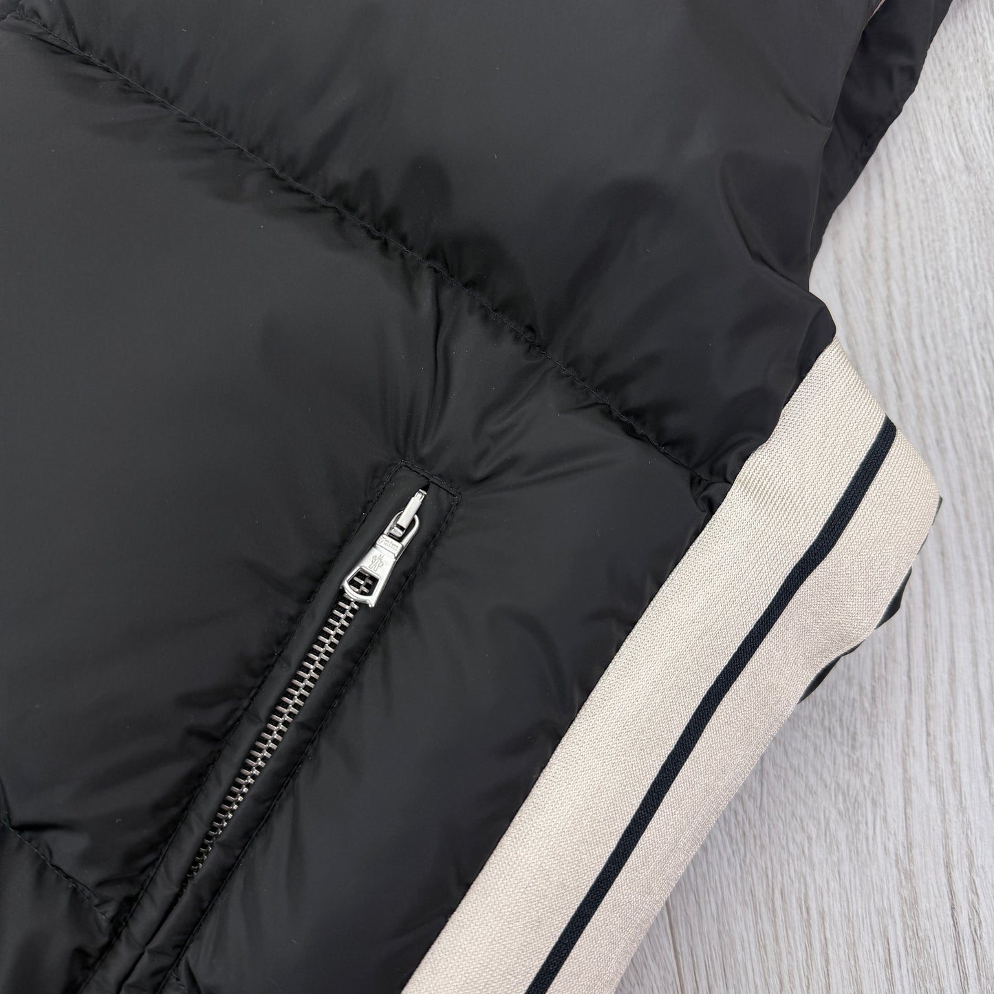 Moncler x Palm Angels Men’s Black Down Gilet - Size 2