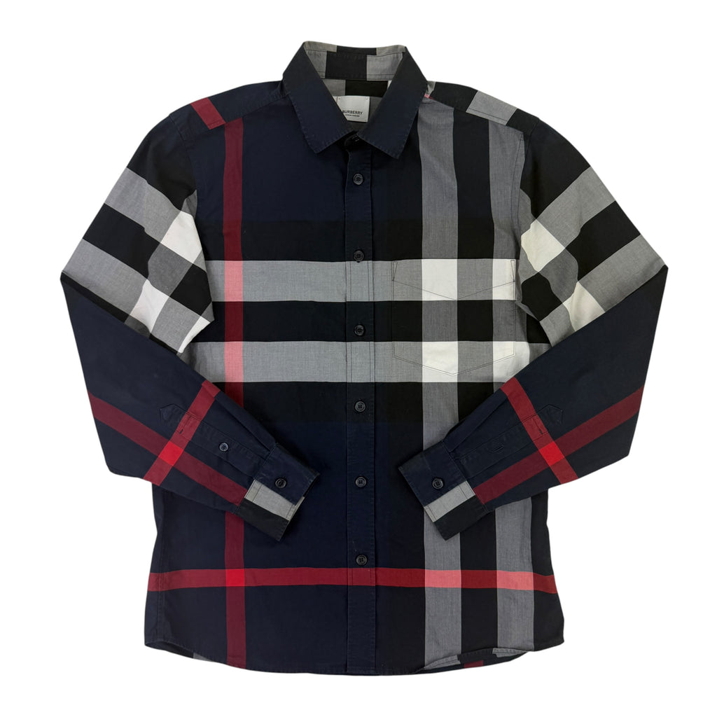 Burberry Men’s Button Up Long-Sleeve Shirt - Small