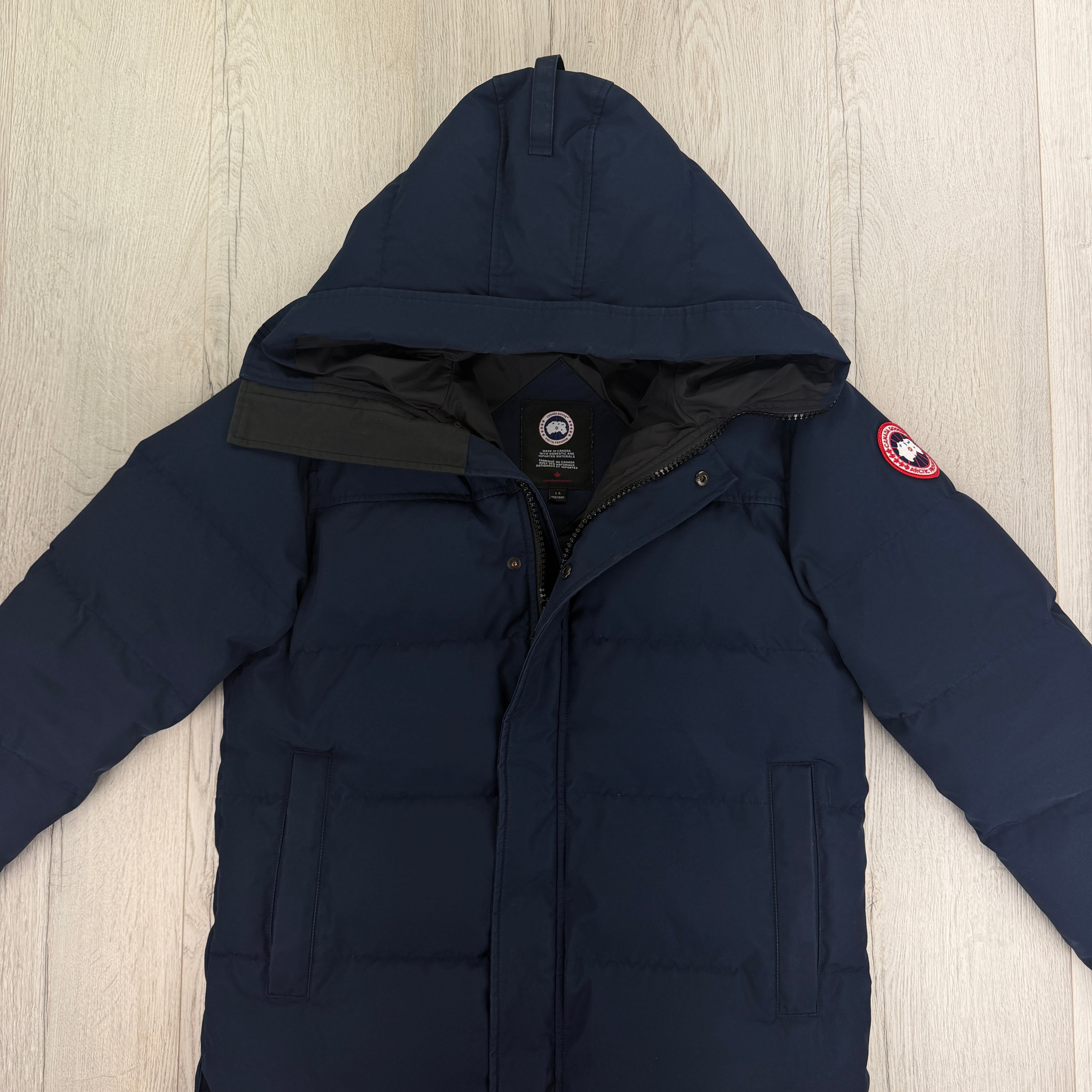 Canada Goose Men’s Navy MacMillan Down Jacket - Large