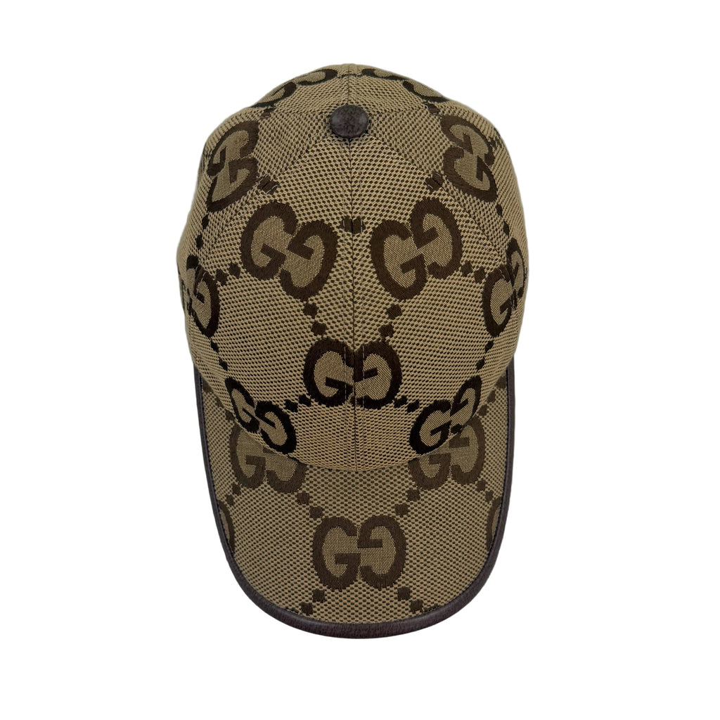 Gucci Women’s Beige GG Interlocking  Baseball Cap - Small