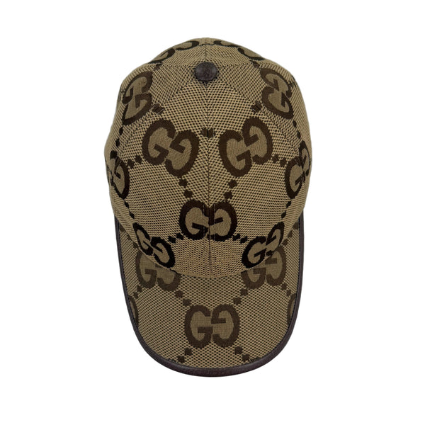 Gucci Women’s Beige GG Interlocking  Baseball Cap - Small