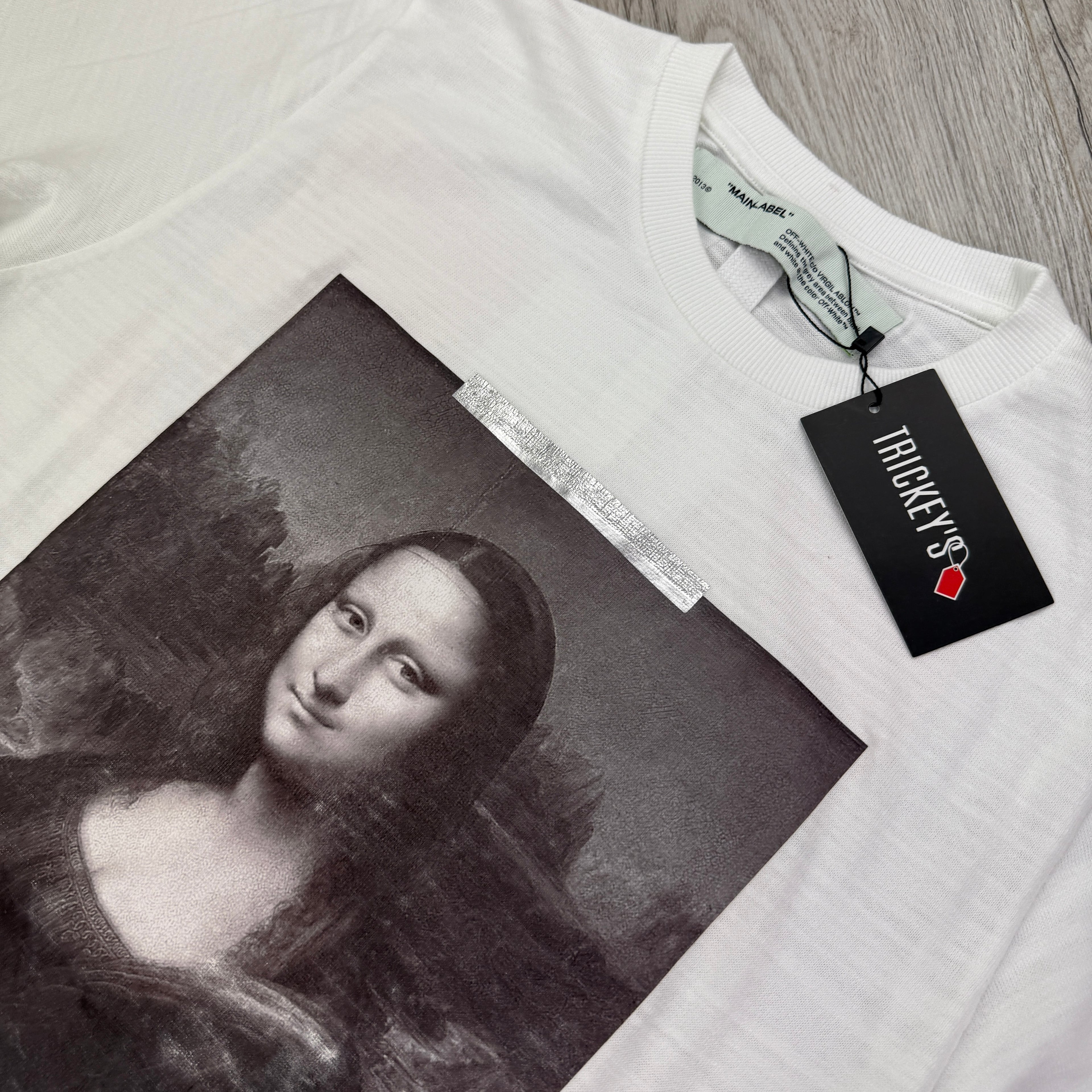 Off White Men’s ‘Mona Lisa’ White T-shirt