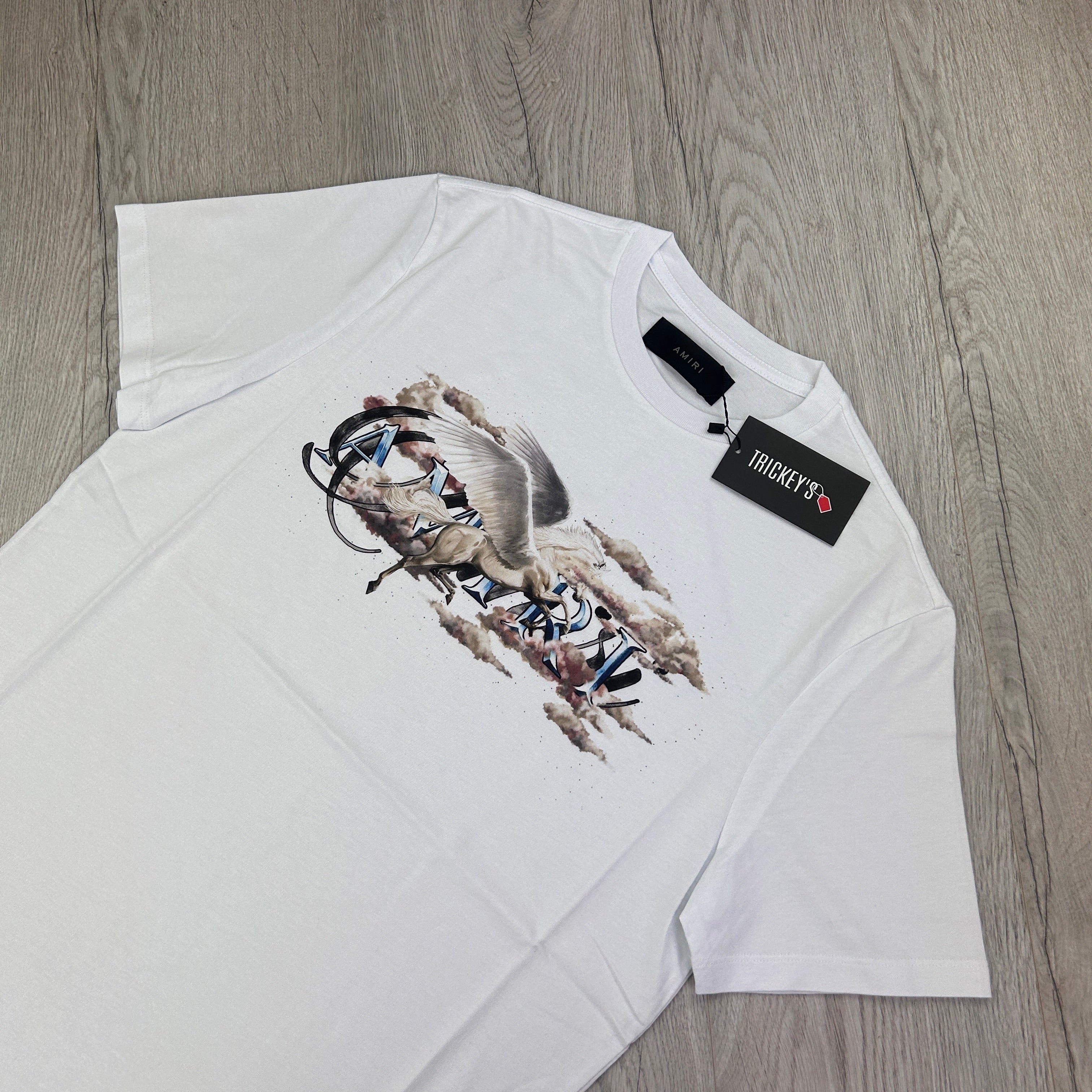 Amiri Men’s Pegasus White T-shirt