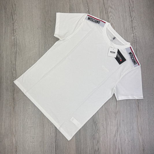Moschino Men’s White short sleeve T-shirt