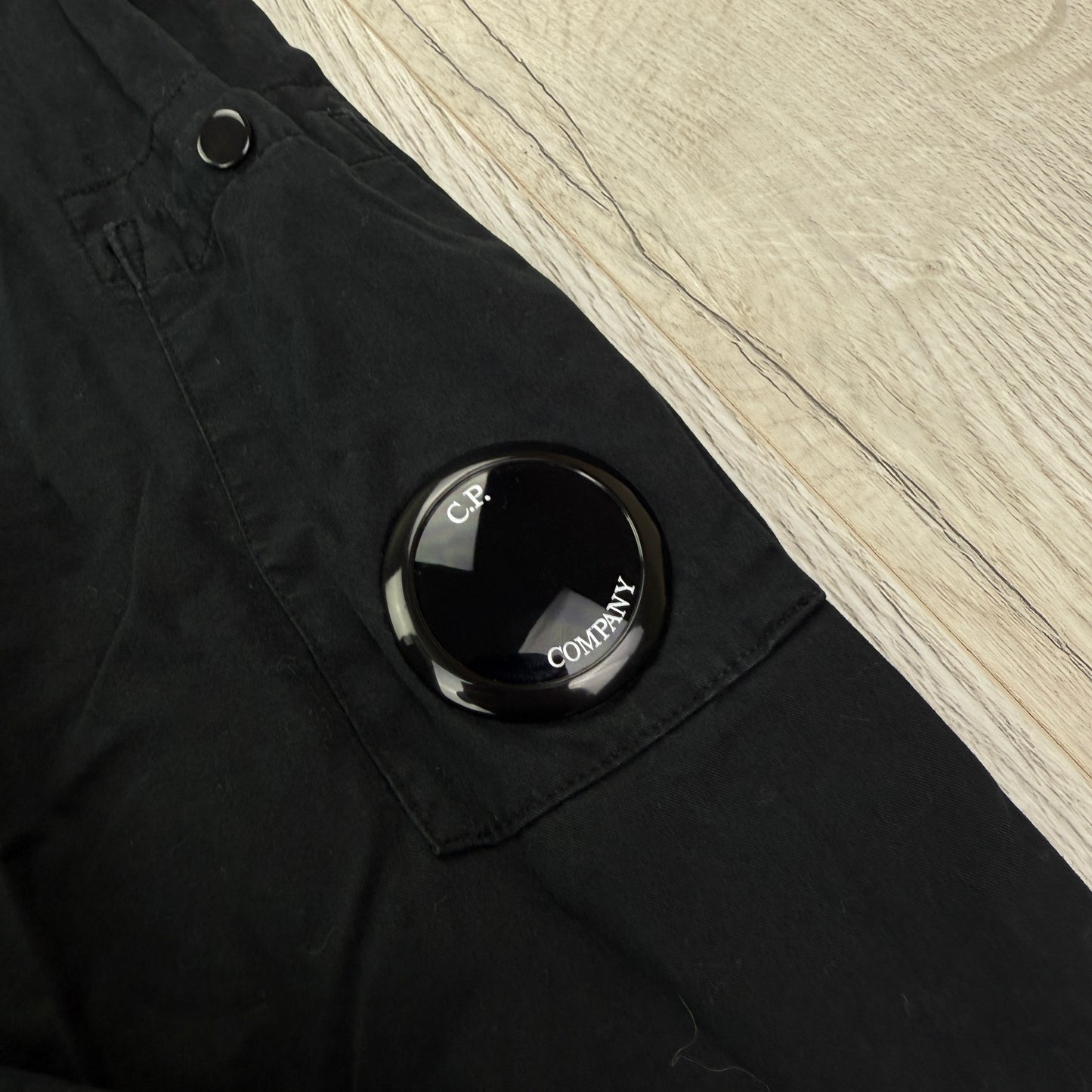 Cp Company Men’s Black Zip-up Overshirt Jacket - XL