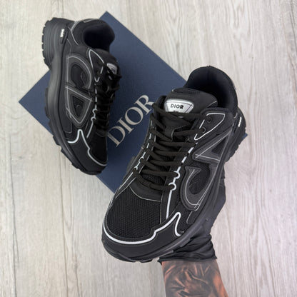 Dior B30 Men’s Triple Black Trainers - 41 (Fit Uk 7)