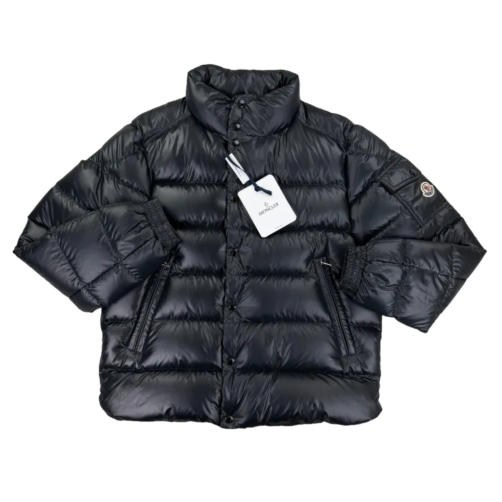 Moncler Men’s Lule Black Zip-up Down Jacket