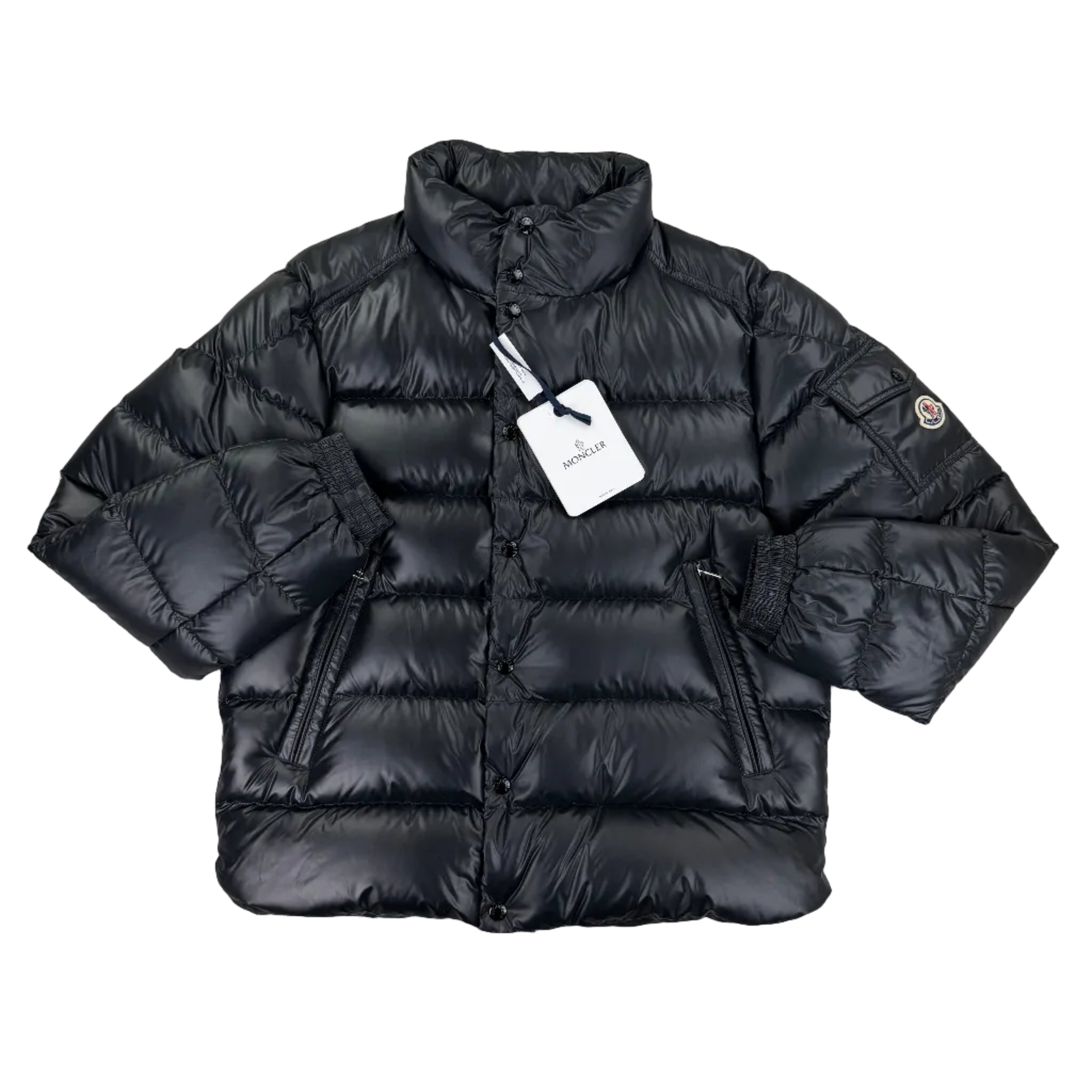 Moncler Men’s Lule Black Zip-up Down Jacket