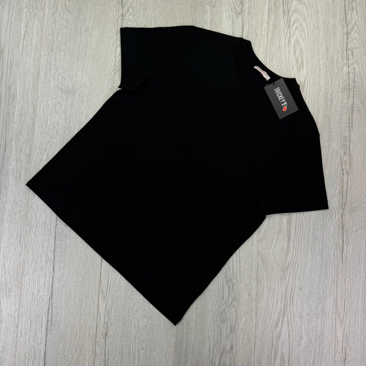 Valentino Men’s Black 3D Logo Slim T-shirt - Small