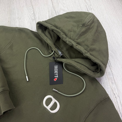 Dior Men’s Khaki Green Pullover Hoodie - XL Slim