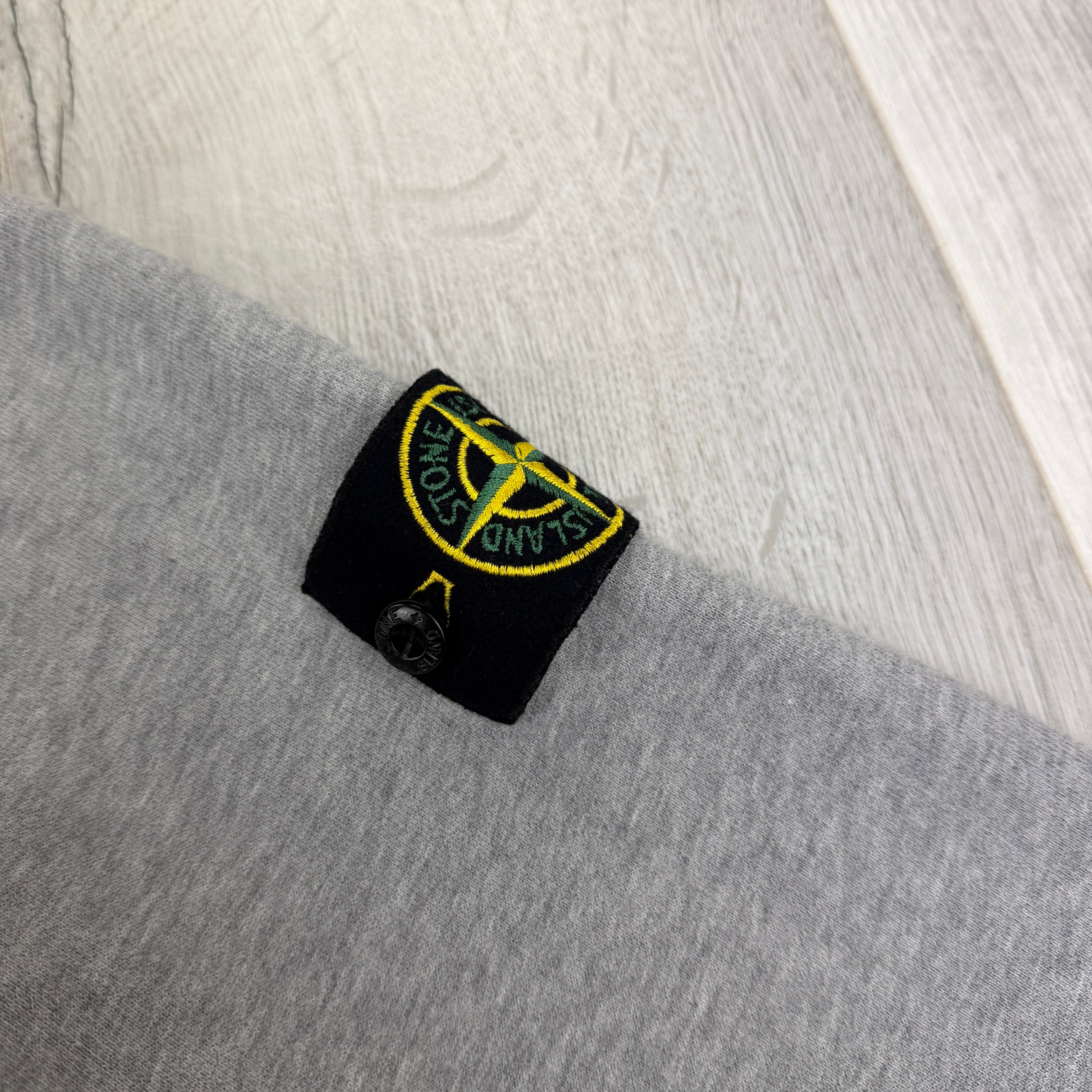 Stone Island Men’s Grey Zip-up Hoodie - XL