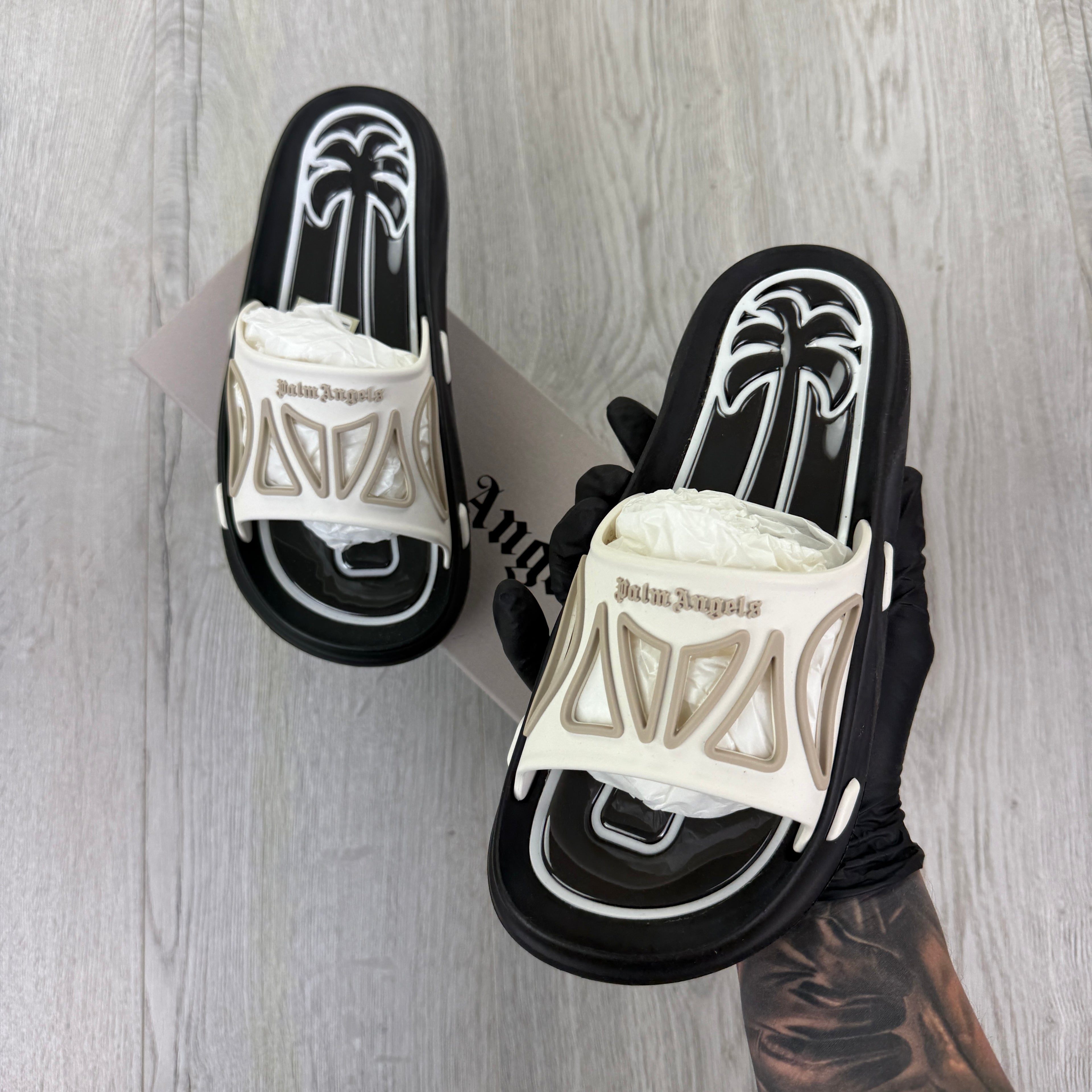 Palm Angels Men’s Cut-Outs Slides
