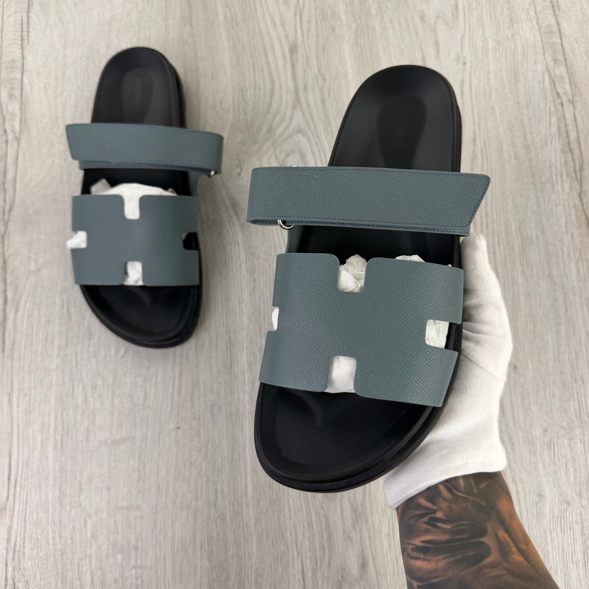 Hermes Men’s Chypre Sandals - 45
