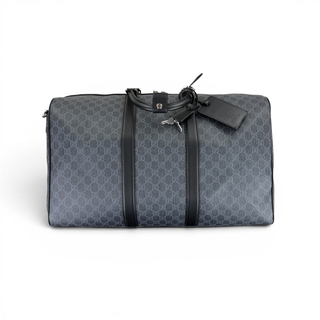 Gucci Mens Large GG Supreme Duffle Bag
