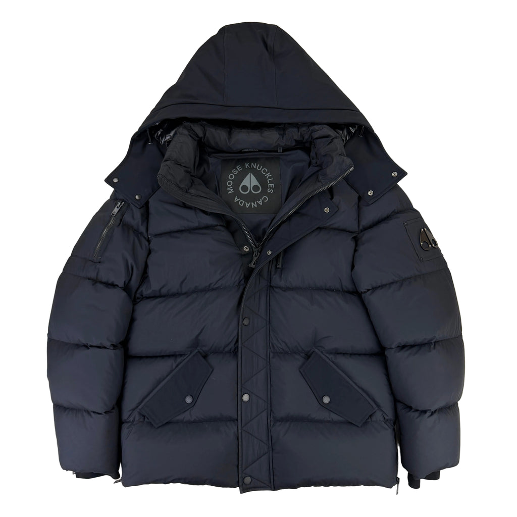 Moose Knuckles Men’s Black Down Jacket - Medium