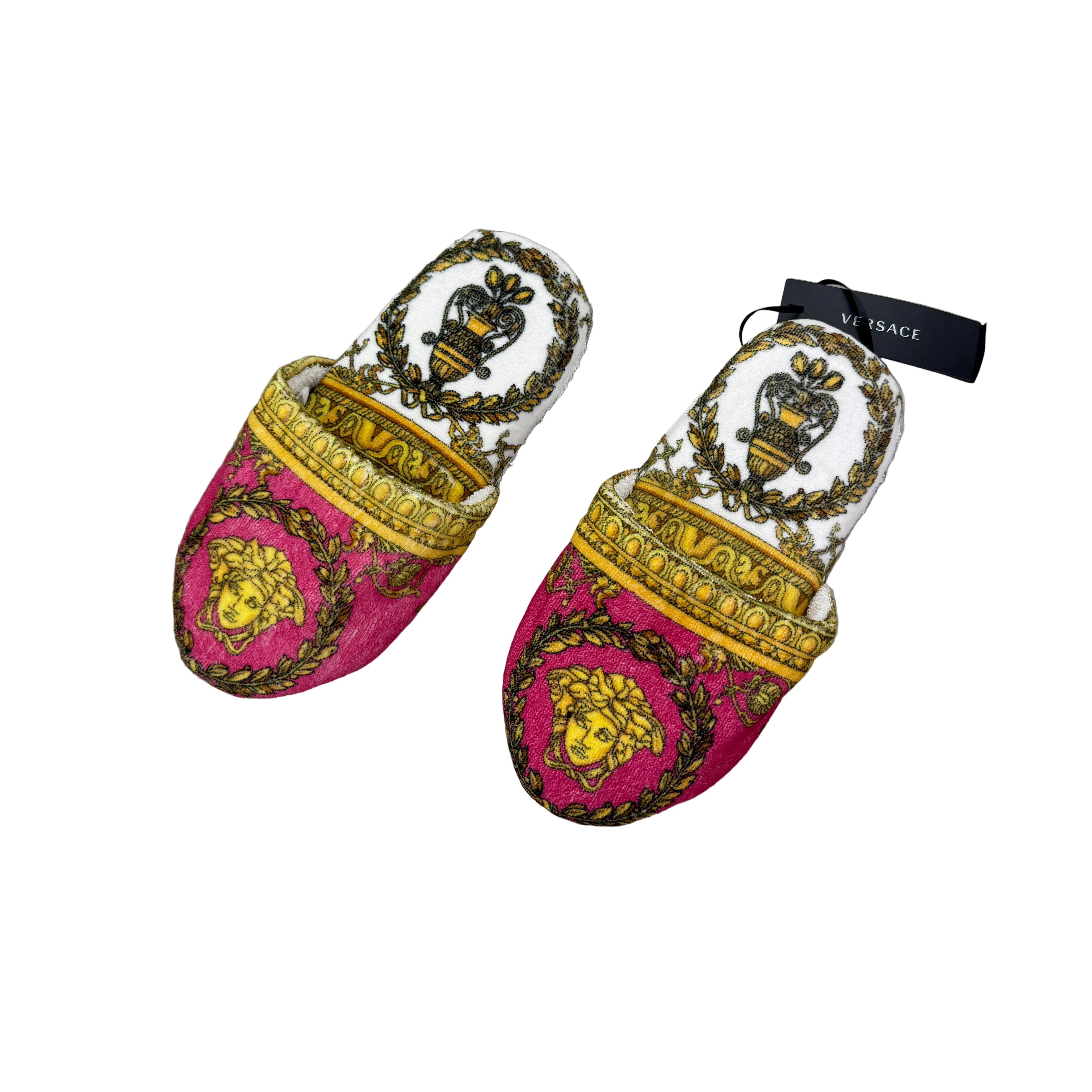 Versace Pink Gold Home Slippers