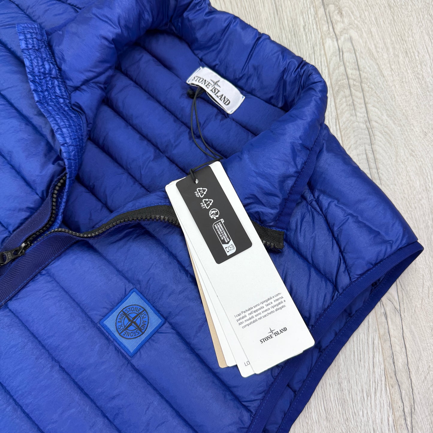 Stone Island Men’s Royal Blue Down Gilet