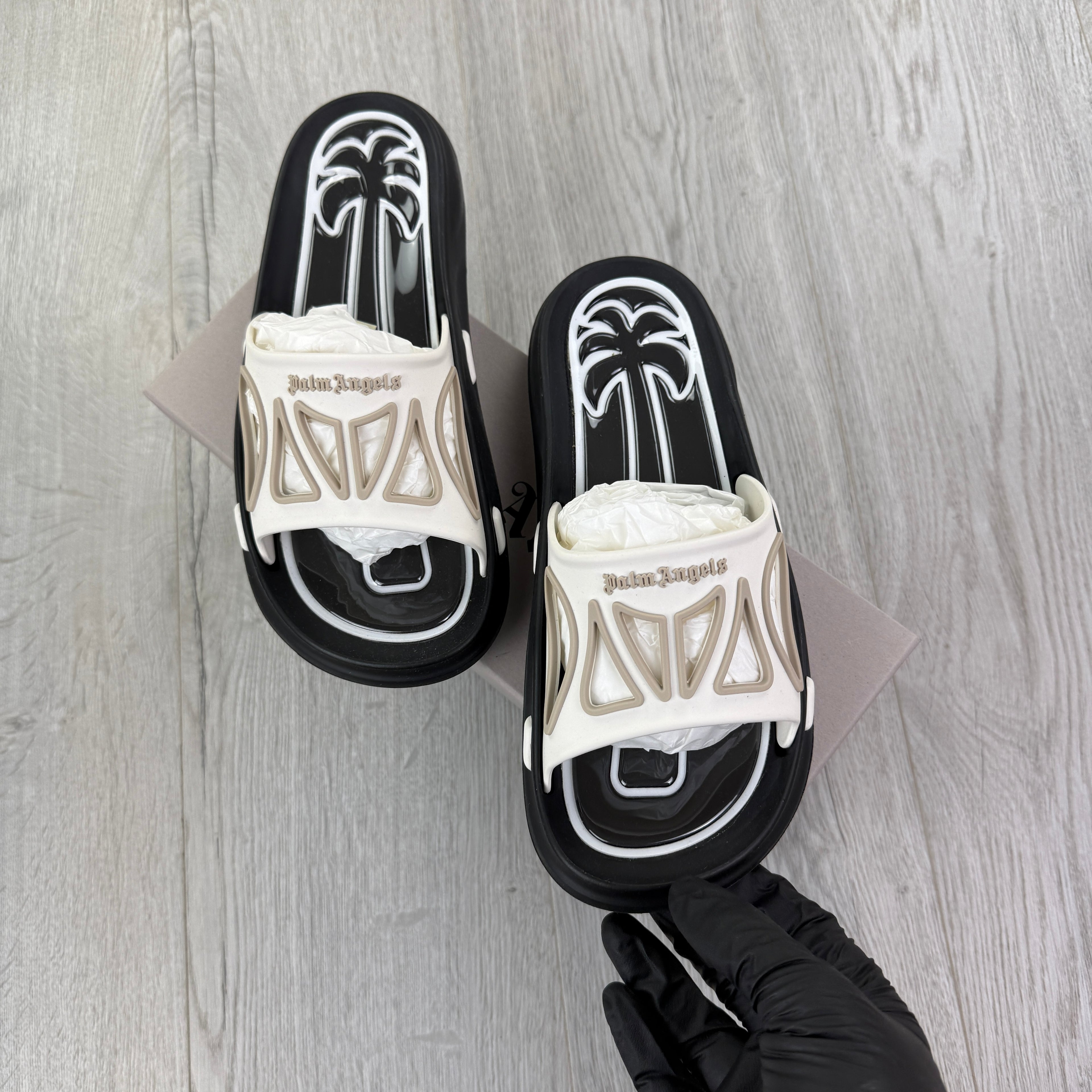 Palm Angels Men’s Cut-Outs Slides