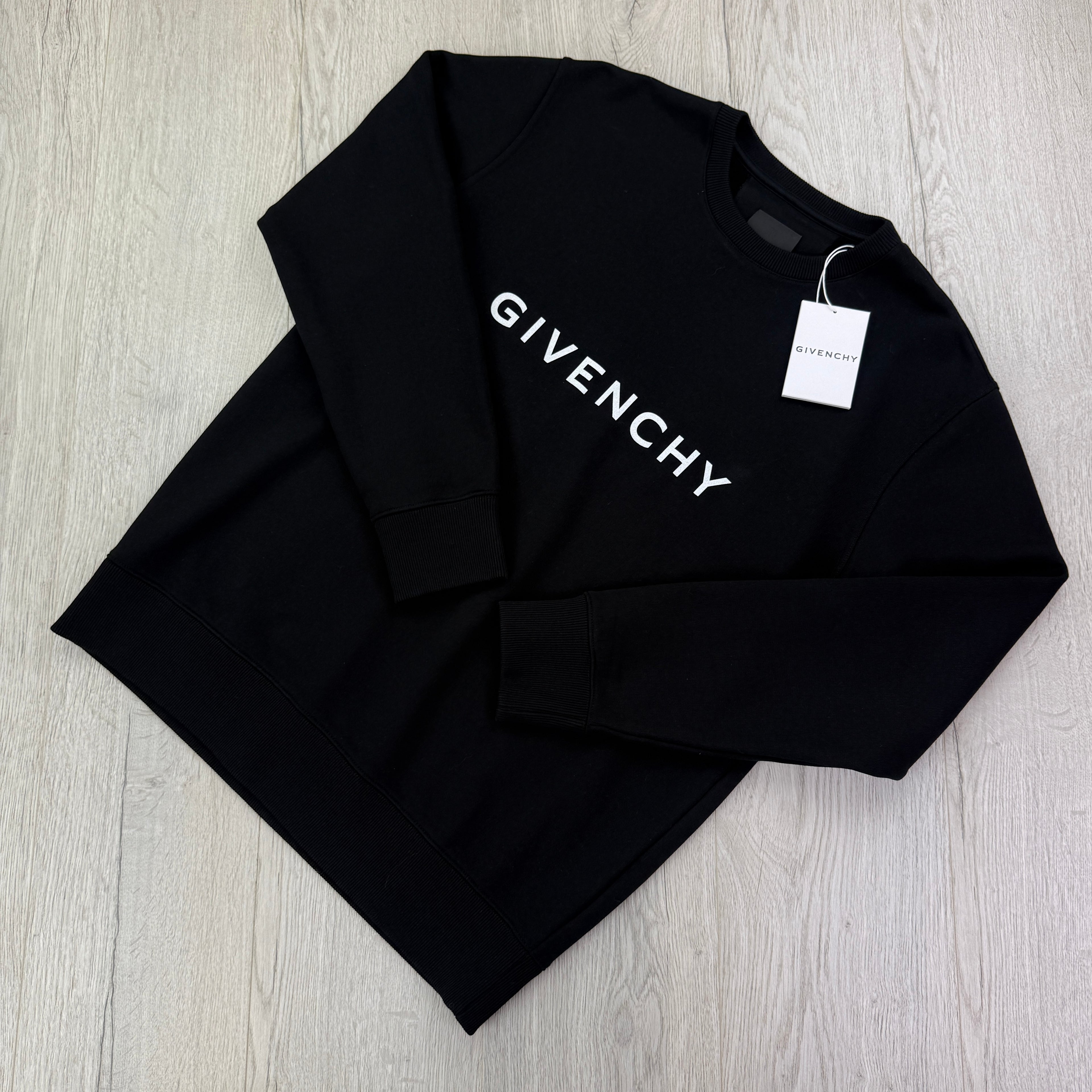 Givenchy Men’s Black Cotton Full Tracksuit - Large