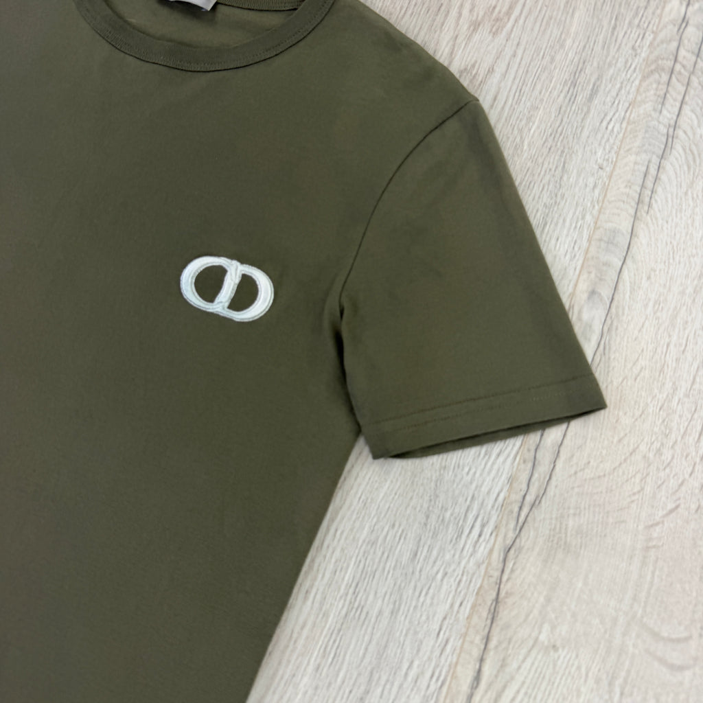 Christian Dior Men’s Khaki Green T-shirt - XS