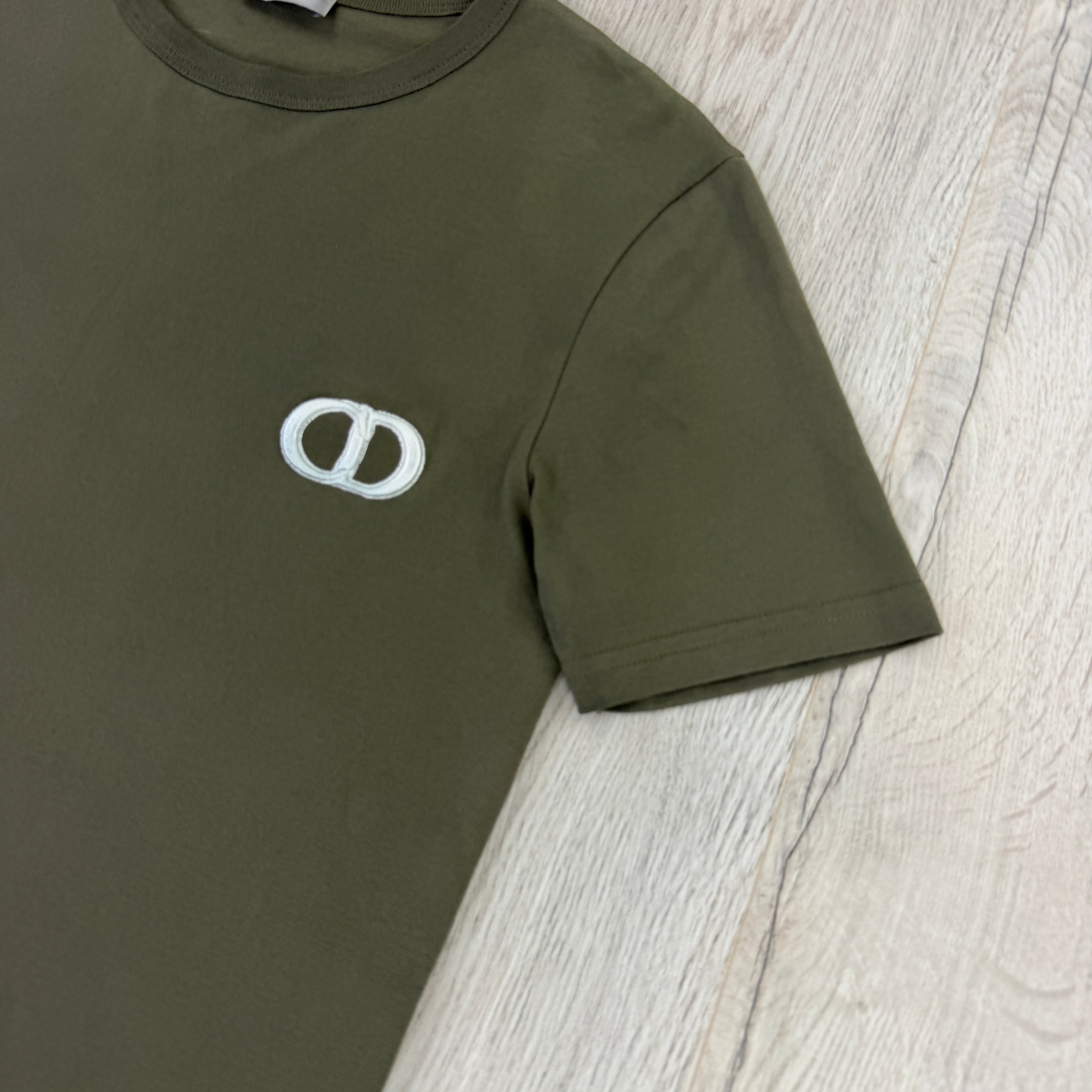 Christian Dior Men’s Khaki Green T-shirt - XS