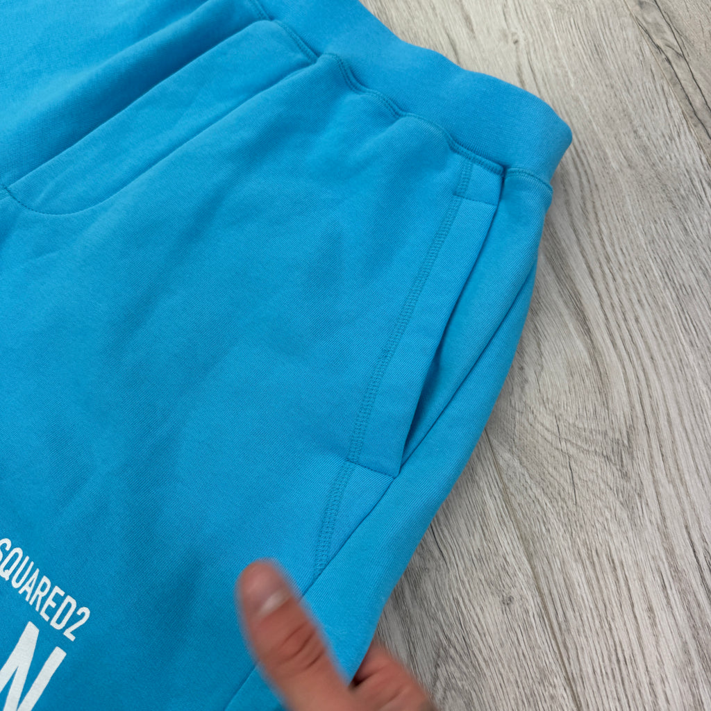 Dsquared2 Men’s Turquoise Blue Shorts - Small
