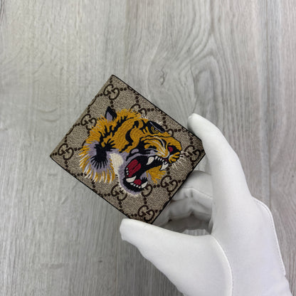 Gucci Men’s GG Supreme Tiger Wallet