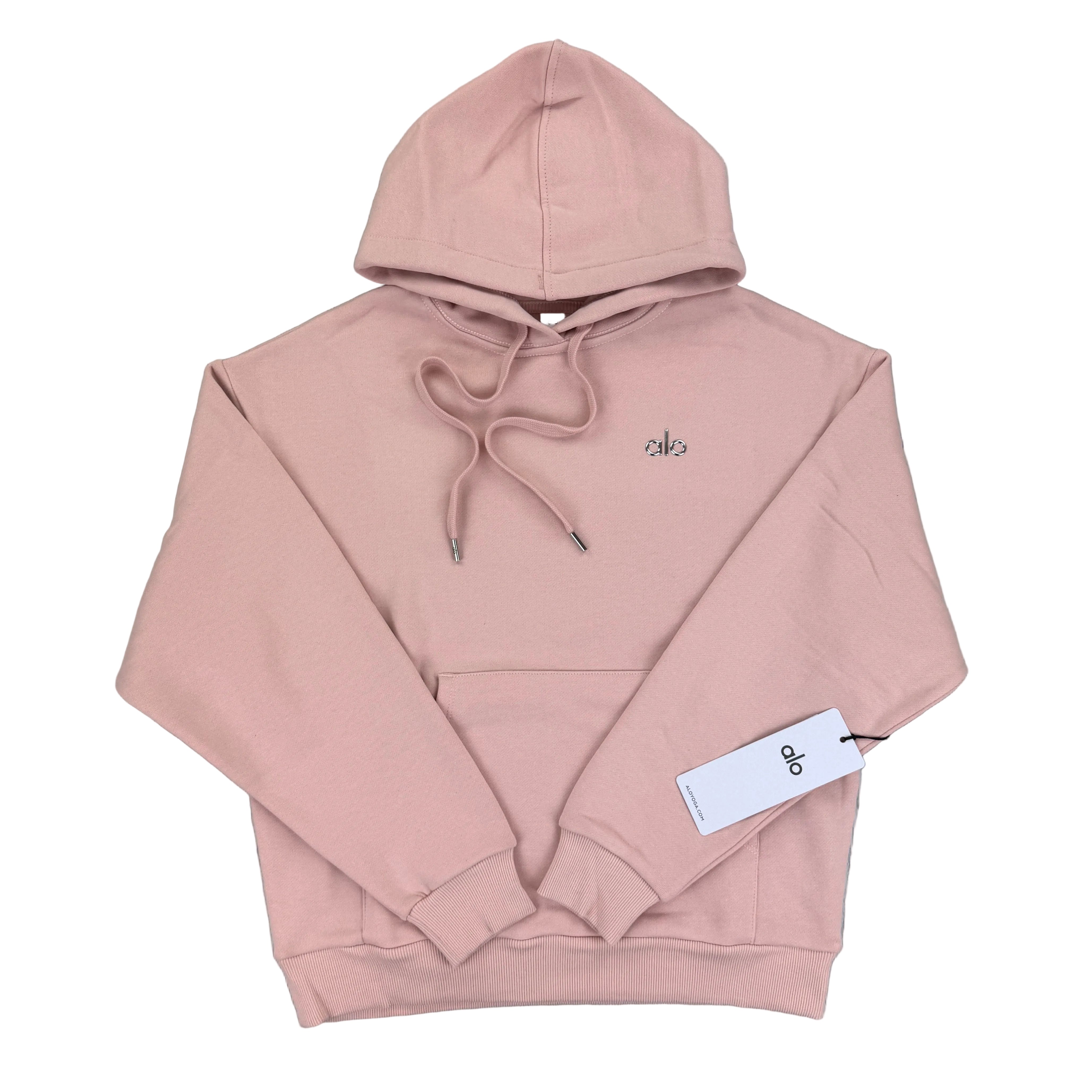 Alo Women's Pink Pullover Hoodie – Trickey.store