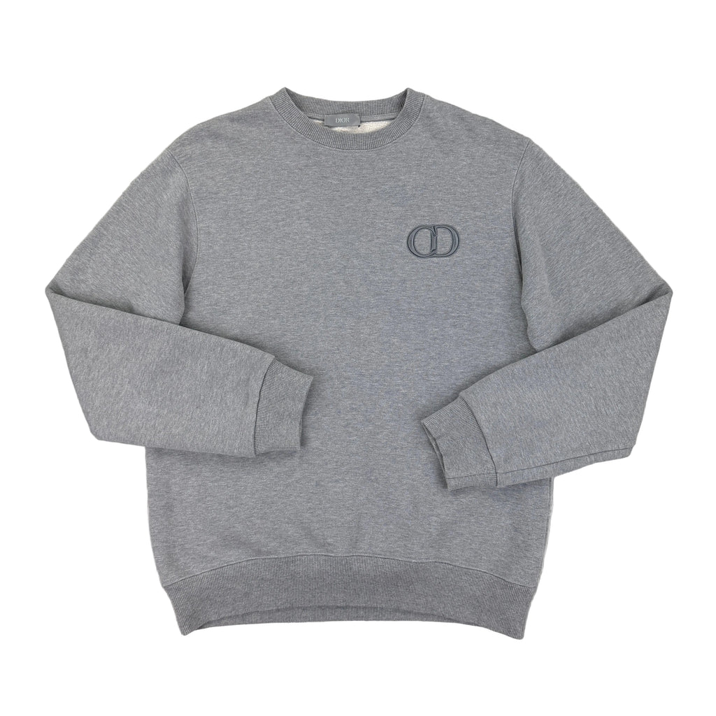 Christian Dior Men’s Grey Crewneck Jumper - Medium Slim