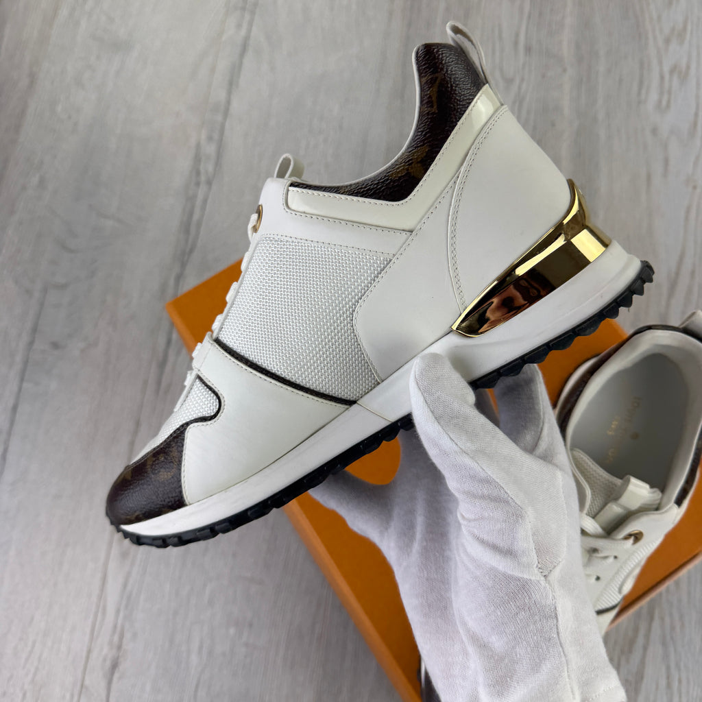 Louis Vuitton Women’s White Icon Run Away Trainer - 37.5 (Uk 4.5)