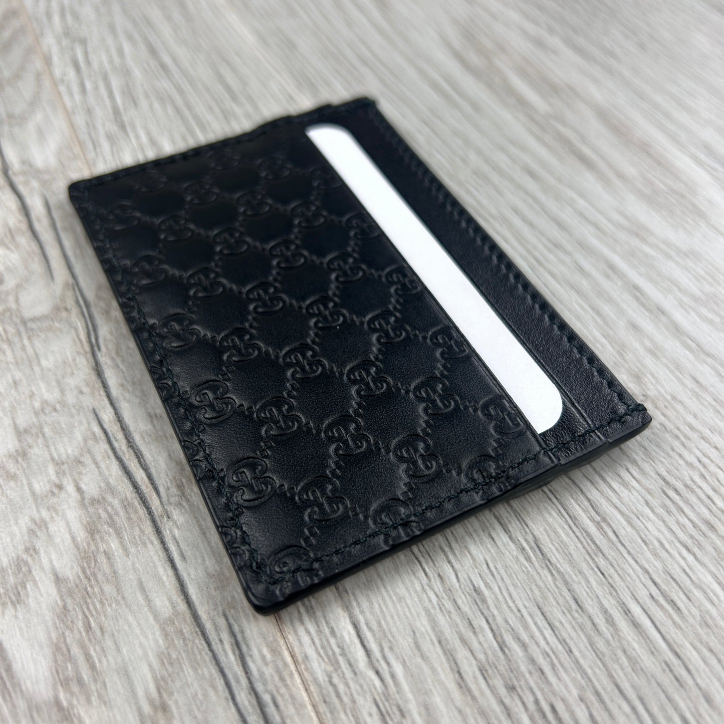 Gucci GG Interlocking Black Card Holder