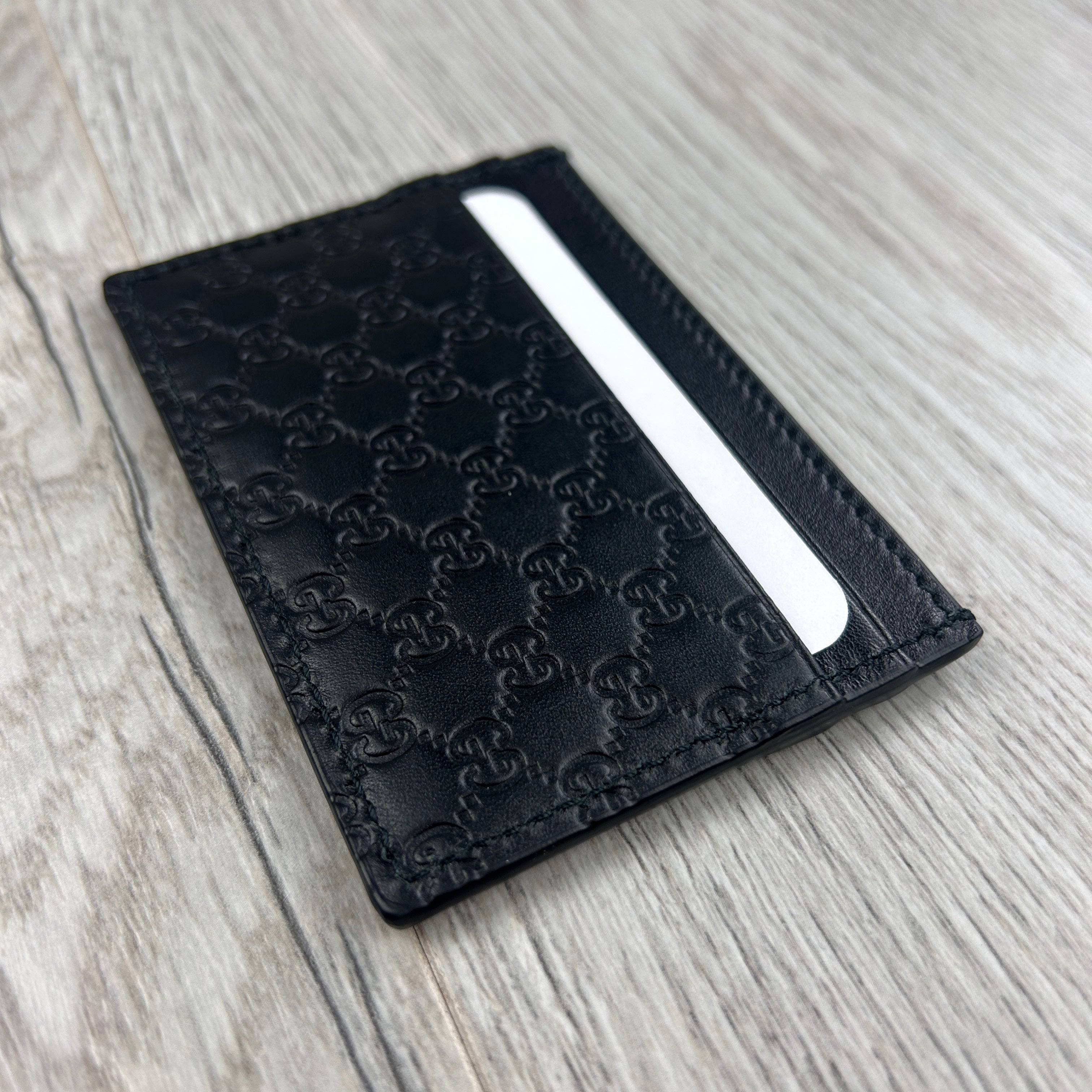 Gucci GG Interlocking Black Card Holder